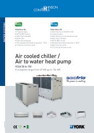Air cooled chiller / Air to water heat pump