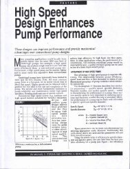 High Speed Design Enhances Pump Performance - Barber-Nichols ...