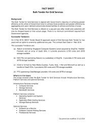 FACT SHEET Bulk Tender for Grid Services