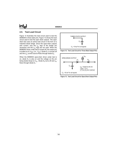 80960KA EMBEDDED 32-BIT MICROPROCESSOR - Datasheet ...