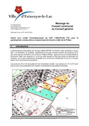 Syndicat RPTB de la Prillaz acompte - Estavayer-le-Lac
