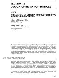 section 11 design criteria for bridges