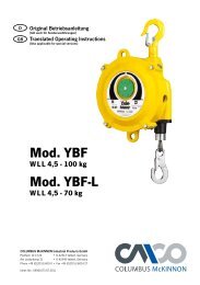 Bedienungsanleitung Model YBF