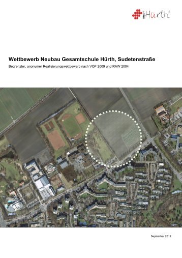 Wettbewerb Neubau Gesamtschule Hürth, Sudetenstraße