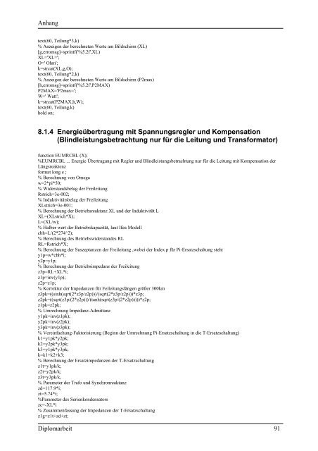 Modelluntersuchungen betreffend die Stabilität - Institut für ...