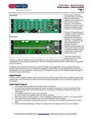 Scout supports Ethernet connected Input and Output ... - Avtec Inc.