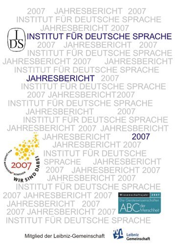 2 - Institut für Deutsche Sprache