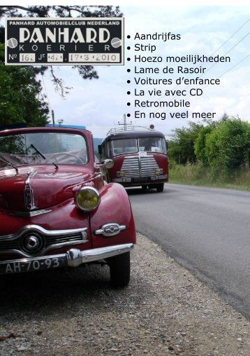 Lees Panhard Koerier 162 online - Panhardclub Nederland