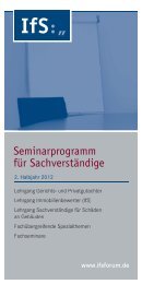 IfS - Institut für Sachverständigenwesen e.V.