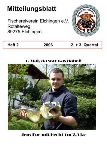 MtBl. 02 - Informationen Ã¼ber den Fischereiverein Elchingen