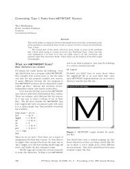 Generating Type 1 Fonts from mEtaFoNt Sources