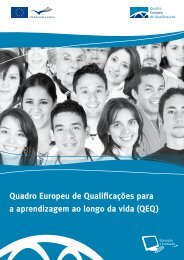 Quadro Europeu de Qualificações para a aprendizagem ao longo ...