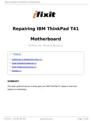 Repairing IBM ThinkPad T41 Motherboard - iFixit