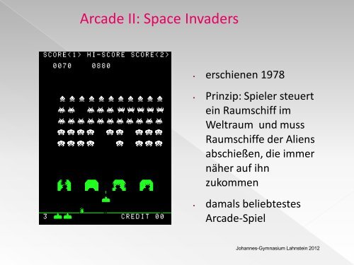 Spielentwicklung - Privates Johannes-Gymnasium  Lahnstein