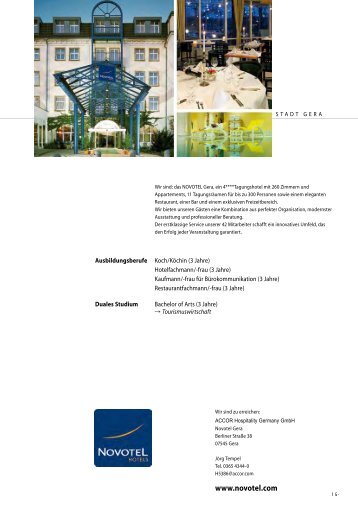 Novotel Ge www.novotel.com - Industrie- und Handelskammer ...