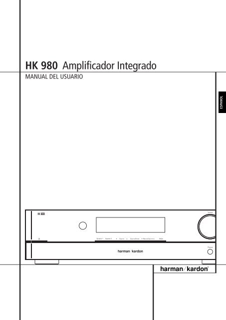 HK 980 Amplificador Integrado - Harman Kardon