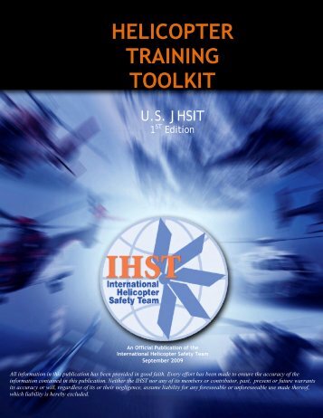 HELICOPTER TRAINING TOOLKIT - IHST