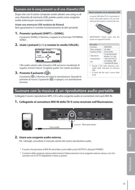 TD-9 Quick Start - Roland Corporation Australia