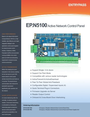 EntryPass N5100 Controller Brochure - Securevision