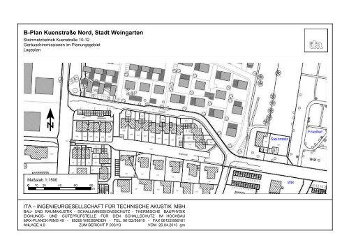 Schallschutzgutachten - Stadt Weingarten