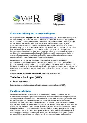 Technisch Aankoper (M/V) - VIB