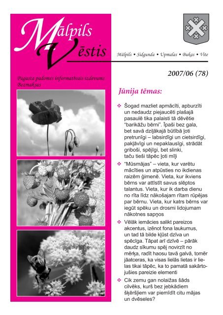 Nr.6 (78) JÅ«nijs - MÄlpils