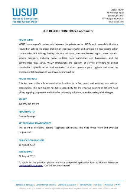 Fundraising Coordinator Salary Uk Blogs
