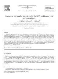 Sequential and parallel algorithms for the NCA problem on pure ...