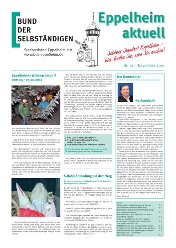 Nr. 21 – November 2010 - BDS Eppelheim