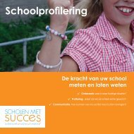 Schoolprofilering - Home - Scholen met Succes