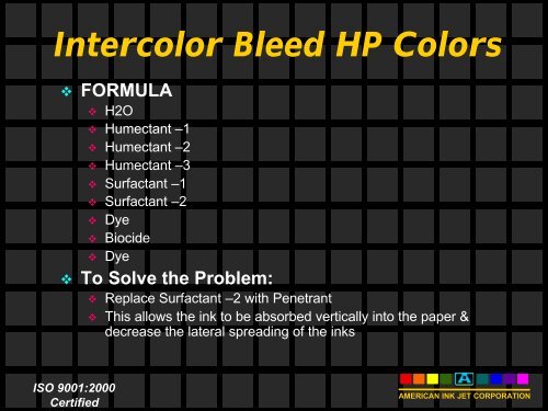 Ink Jet Formulation- The Art of Color Chemistry 2005 [Read-Only]