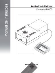 Manual de InstruÃ§Ãµes Analisador de Umidade Excellence HS153