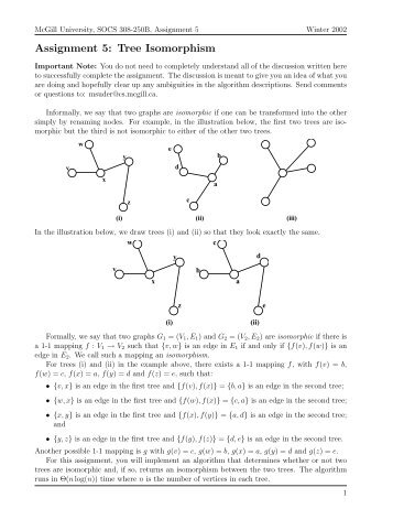 Homework 5 - McGill University