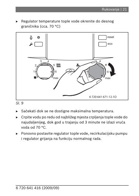 Upute za upotrebu (PDF 1.3 MB) - Bosch toplinska tehnika