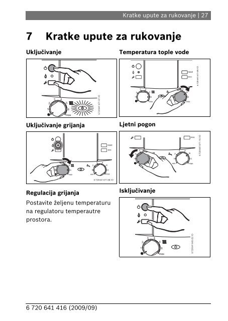 Upute za upotrebu (PDF 1.3 MB) - Bosch toplinska tehnika