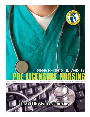 PRE-LICENSURE NURSING - Siena Heights University