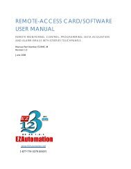 remote-access card/software user manual - EZAutomation