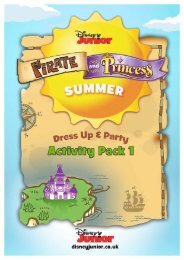 Dress Up and Party Activity Pack - Disney