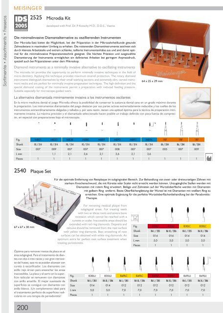 MEISINGER - Handpiece Experts