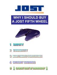 WHY I SHOULD BUY A JOST FIFTH WHEEL - JOST International