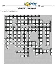 SS 11 World War II Crossword hw.pdf - yourhomework.com Home ...