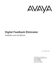 Manual (543 KB pdf) - Avaya Paging Solutions