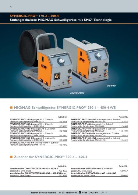 synergic.pro2® 500-4 - Rehm Schweißgeräte