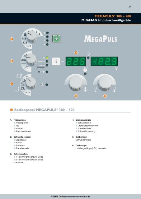 synergic.pro2® 500-4 - Rehm Schweißgeräte