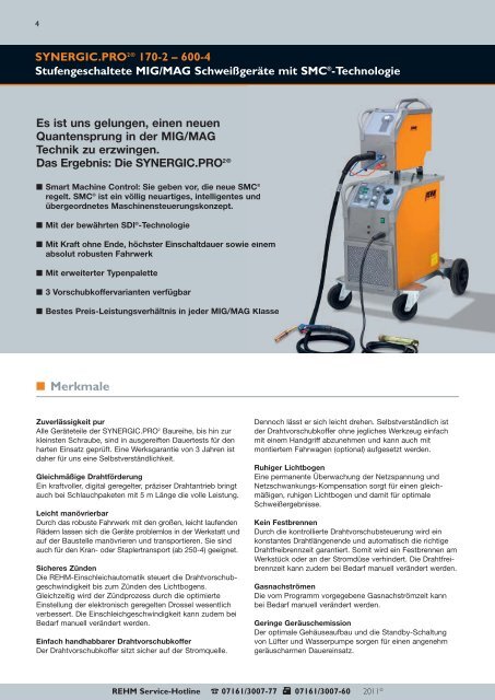 synergic.pro2® 500-4 - Rehm Schweißgeräte