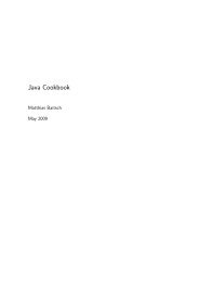 Java Cookbook