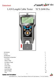 LAN/Length Cable Tester TCT-2690 Pro - Telkolink