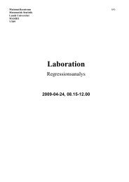 Laboration - Matematikcentrum