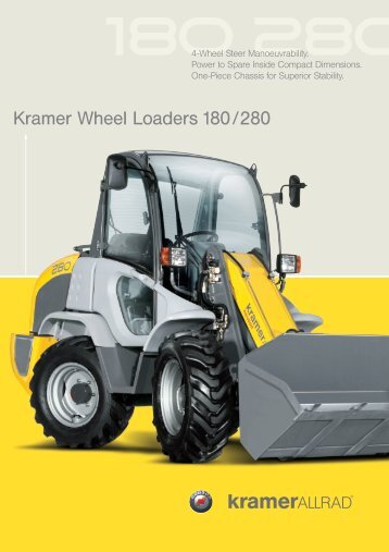 Kramer Wheel Loaders 180/280