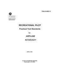 Recreational Pilot Practical Test Standards for ... - Flight Training